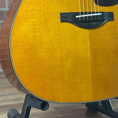 Yamaha FGX5 Red Label Acoustic-Electric Guitar - Natural image 4
