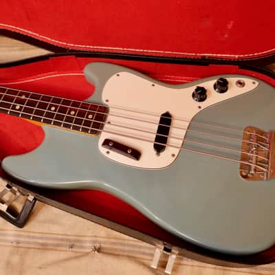 Fender Musicmaster Bass 1975 - Blue image 13