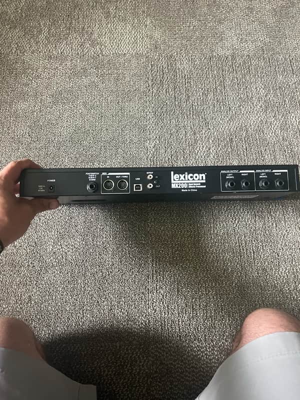 Lexicon MX200 Dual Reverb Effects Processor 2010s - Black image 1