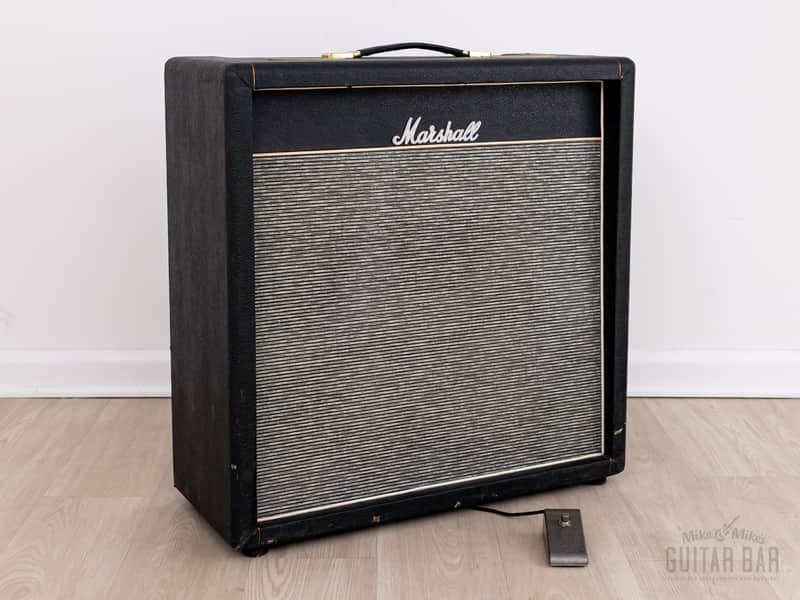 1967 Marshall JMP 1987T Tremolo 50 Plexi Panel 4x10 Vintage Tube Amp w/ Celestion 7442, Ftsw image 1