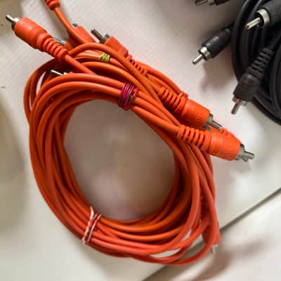 Lot of 47 Vintage Tascam Color coded RCA cables 5’ image 24
