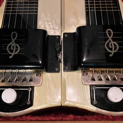 1950 Oahu Iolana Double Neck Lap Steel Guitar image 3