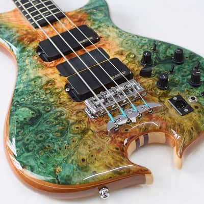 Alembic Series I Buckeye Resin Top Green LED image 12