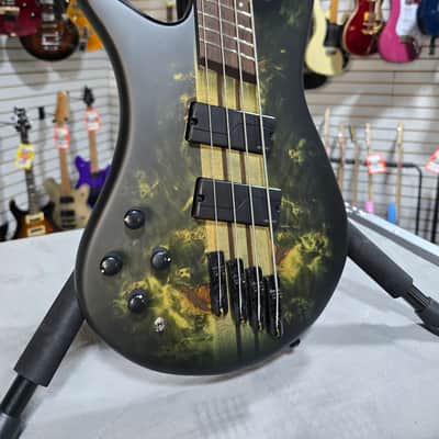 Spector NS Dimension 4 Left-Handed Bass Guitar - Haunted Moss Matte w/Gig Bag #996 image 1