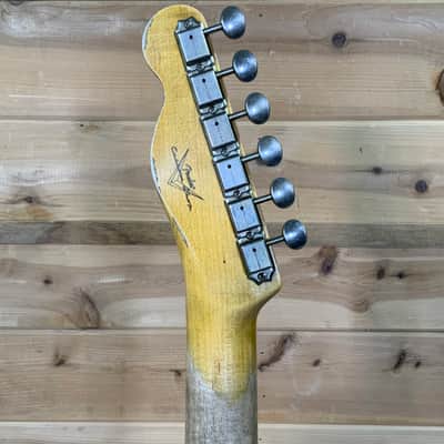 Fender Custom Shop 1960 Telecaster Heavy Relic Electric Guitar - Chocolate 3 Color Sunburst image 6