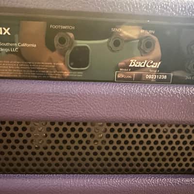 Bad Cat Bad Cat Lynx 50W Tube Head (Model BCP-2206) - Custom Amethyst Finish image 7