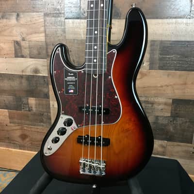 Fender American Professional II Jazz Bass, LEFT HANDED, 3-Color Sunburst, Hard Case, Free Ship, 361 image 3