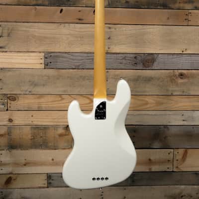 Fender American  Professional II Jazz Bass Olympic White w/ Case & Rosewood Fretboard image 5