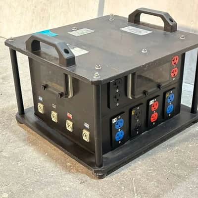 100A LEX POWER DISTRO 30A X2 L21-30, 20A X12 EDISON X 8NAC3 POWERCON #2368 image 7