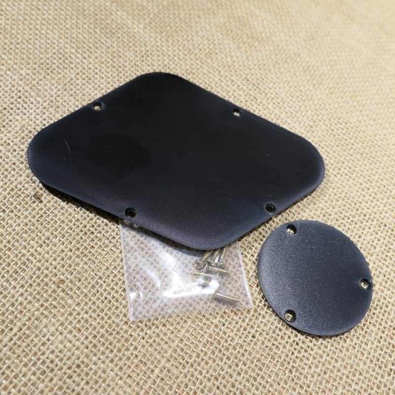 Control Switch Plates Black, Genuine 2012 Epiphone Les Paul Custom Prophecy Plus Same Day Shipping #DT07 image 1