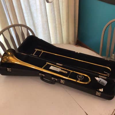 King 606 Student Model Tenor Trombone 1980's - 1990's - Clear-Lacquered Brass image 1