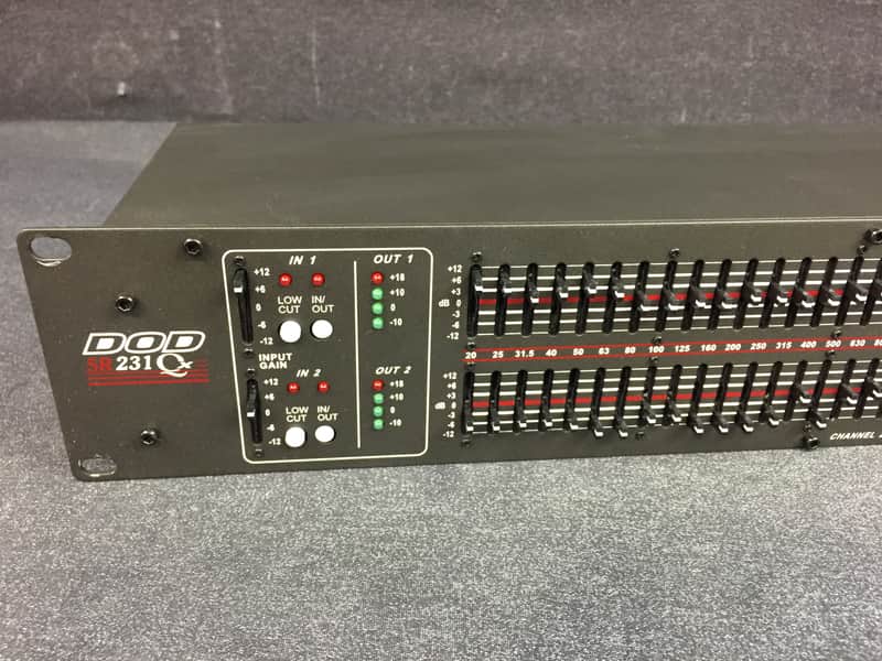 DOD SR231QX Stereo Graphic Rack Equalizer SR 231 QX EQ | Reverb