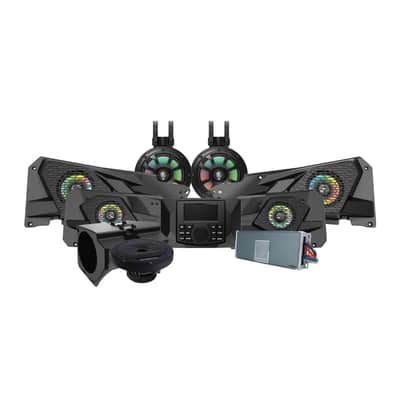 Diamond Audio MSRZRKM34 2014+ RZR© 2DR / 4DR 6.5" 2-Way Power Sports All Weather Coaxial Speaker 6-Channel Full Range Class D Waterproof Amplifier - MSRZRKM34 image 2