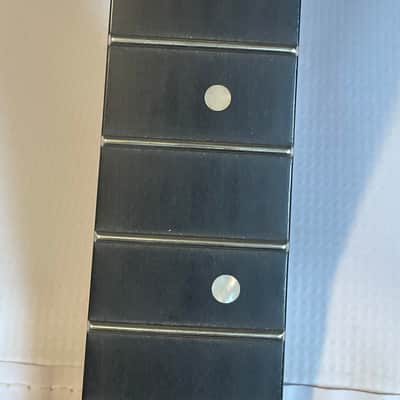 2021 Indonesian Kramer Nightswan Reverse Guitar Neck 24 Fret Floyd Ready Ebony Board Aztec Marble image 13