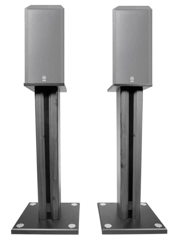 Pair 26" Bookshelf Speaker Stands For Yamaha NS-B310BL Bookshelf Speakers image 1