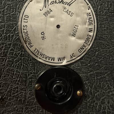 Marshall JMP Model 1984A 4x12" Angled Speaker Cabinet 1978 - T1886 image 5