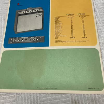1962 Gibson Crestline Amplifiers Catalog and Price List image 5