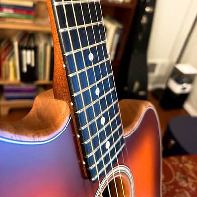 Fender American Acoustasonic Jazzmaster All-Mahogany, Ebony Fingerboard, Luthier Prepared image 5