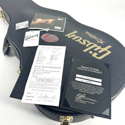 2010 Gibson Les Paul Custom Maple VOS - Ebony image 20