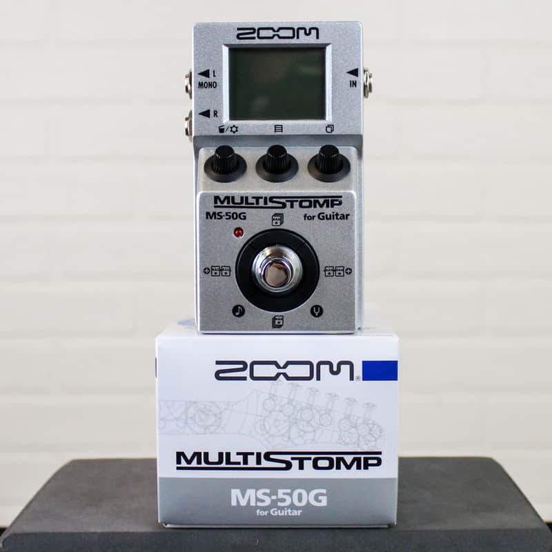 Preowned Zoom MS-50G V3 MultiStomp for Guitar Pedal w/ Box image 1
