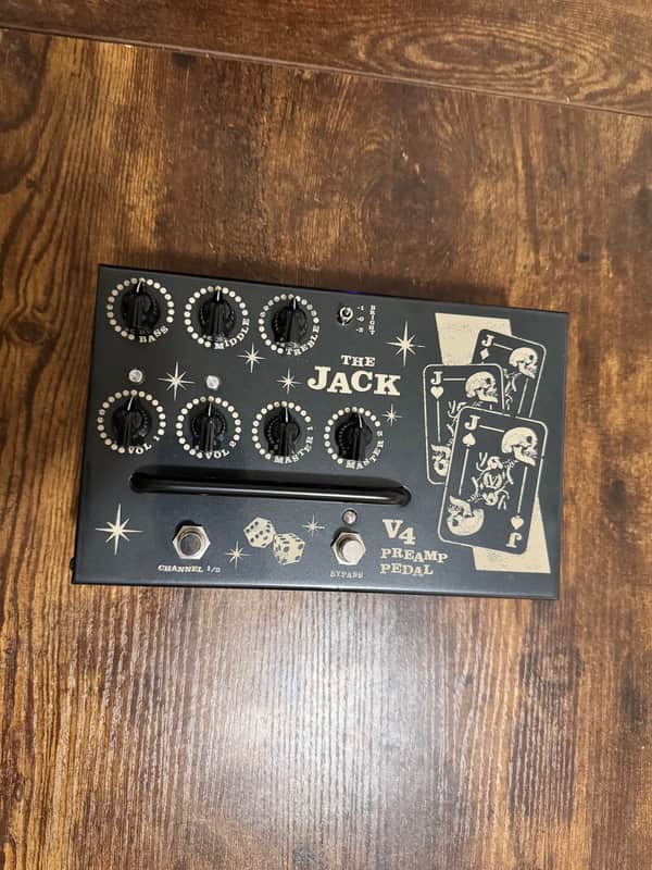 Victory Amps V4 The Jack 2-Channel Hybrid Guitar Preamp Pedal 2022 - Present Black image 1