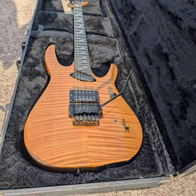 1990 Hamer Californian Elite Amber solid 5A maple xx rare image 3