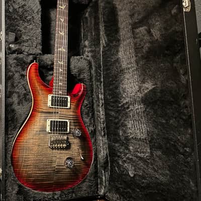PRS Custom 24 10-Top 2017 Charcoal Cherry Burst image 2