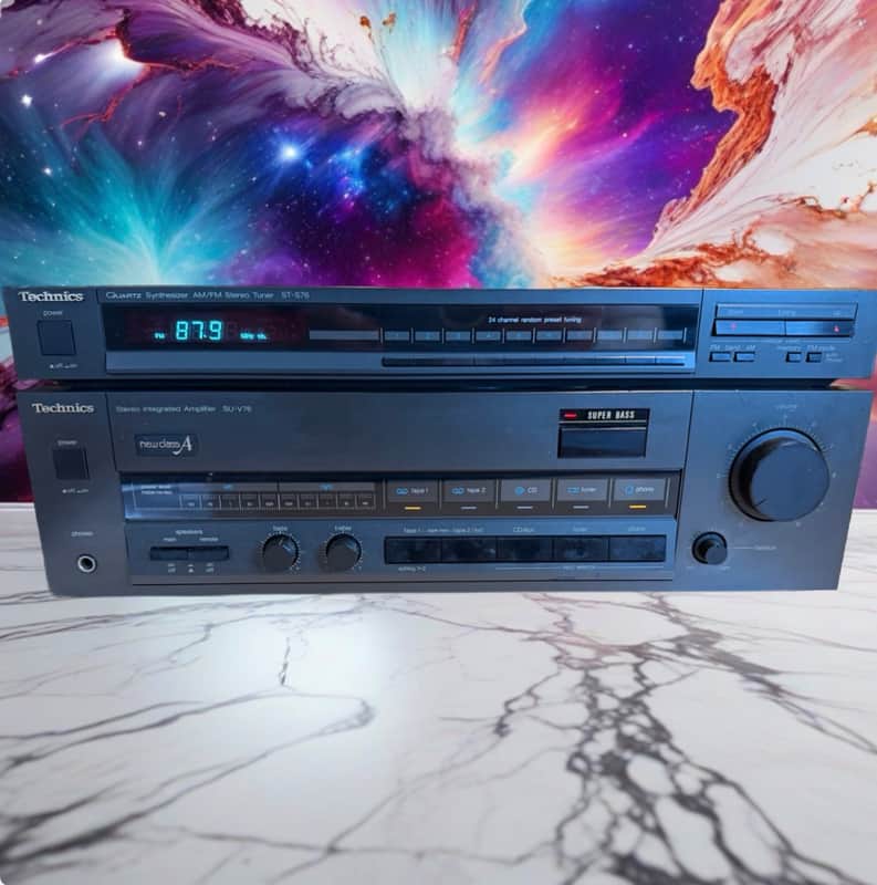 TECHNICS SU V76 STEREO INTEGRATED AMPLIFIER AND ST S76 TUNER FRESHLY SERVICED🔥 image 1