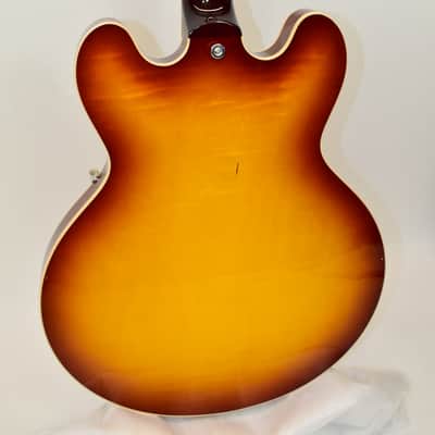 2026 Gibson ES35F00ITNH1 ES-335 Figured Electric Guitar, Rosewood Fingerboard, Iced Tea w/ Case image 12