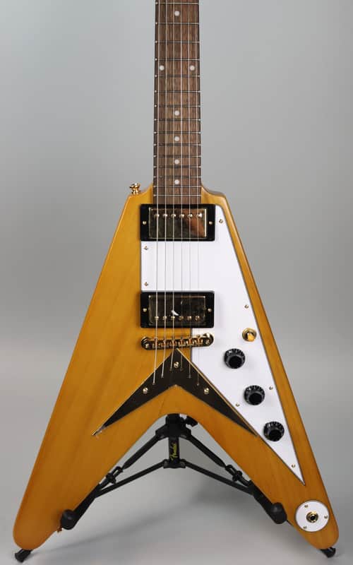 Epiphone Flying V ’58 Reissue (EB) 1996年 Epiphone Limited Edition '58 Korina Flying V Reissue | Reverb