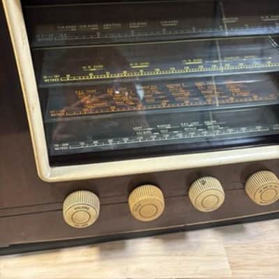 ⭐️Beautiful His Masters Voice Model 1124 - Vintage Radio⭐️Rare⭐️Untested⭐️ image 3