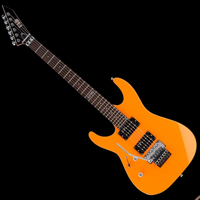 ESP LTD M-50 FloydRose NEON ORANGE Left-handed (LM50FRNORLH) Electric Guitar image 1