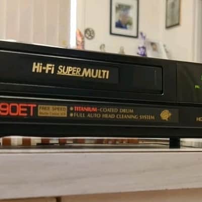 VINTAGE SHARP 6 HEAD/VCR/VHS/TITANIUM/MADE IN JAPAN/FULLY SERVICED image 2