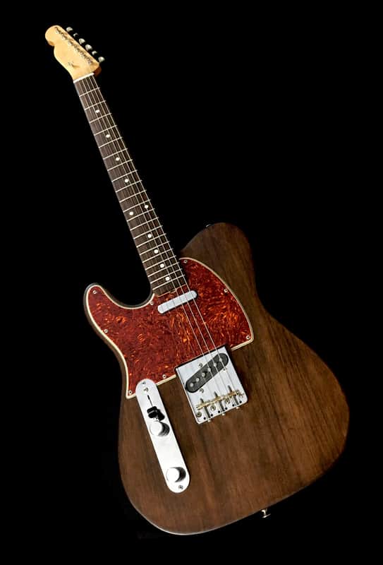 LEFTY! TL66 Custom Relic Build Solid 1-Piece Mahogany Aged Walnut Satin Guitar 7.1 Lb HSC image 1