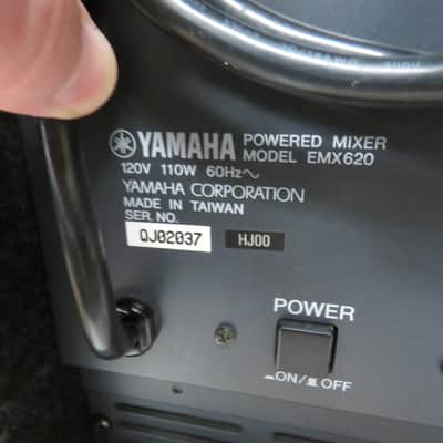 Yamaha EMX 620 Powered Mixer Mid-90s - Black - Preowned image 7