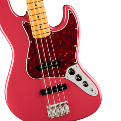 Fender American Professional Classic Jazz Bass - Faded Dakota Red image 3