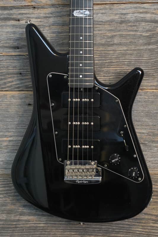 Used Ernie Ball Music Man BFR Albert Lee Guitar - Black Sparkle w/OHSC image 1