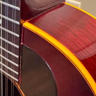 RARE 1961 Gibson B-45-12 Cherry Sunburst 12-String W/Original Hard Case plus Accesories image 11