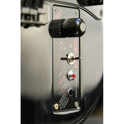 1990 Casio MG-510 Midi Guitar black image 10