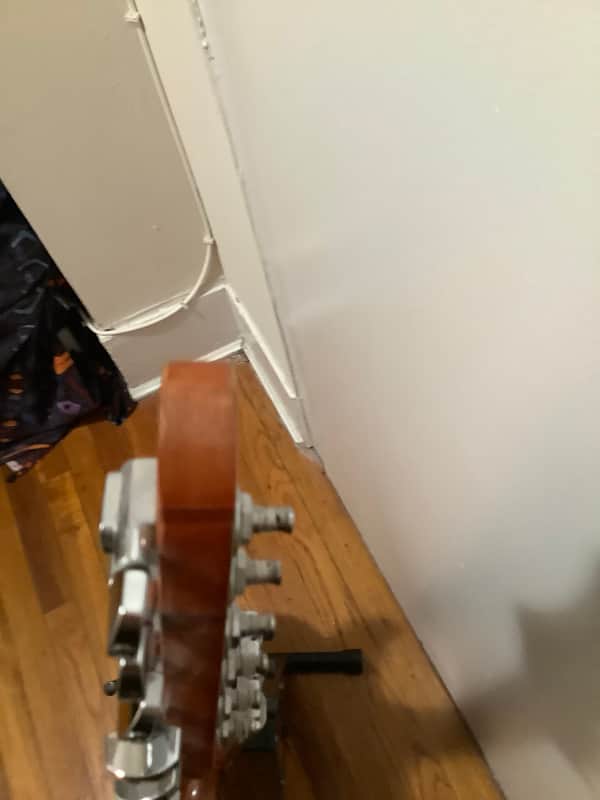 Cort Neck-Thru Early 80s Natural Wood Grain Electric Guitar