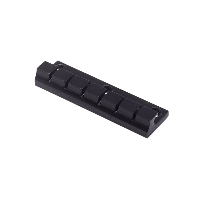 KD By AxLabs 6-String Tailpiece -3-Screw Top Mount (1275 Doubleneck Style) - Black image 1