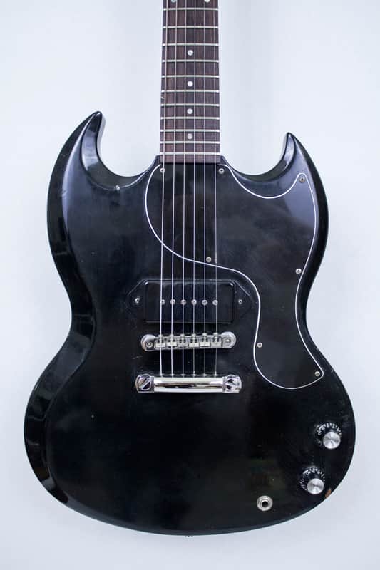 Gibson SG Junior 1991 Ebony Single Pickup Riff Ranger | Reverb