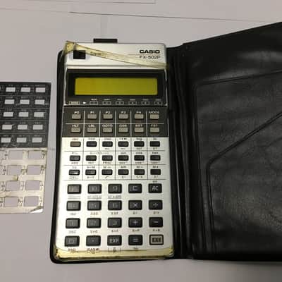 Casio FX-502P Vintage Calculator 1979 Kraftwerk Pocket Calculator Computer World image 3
