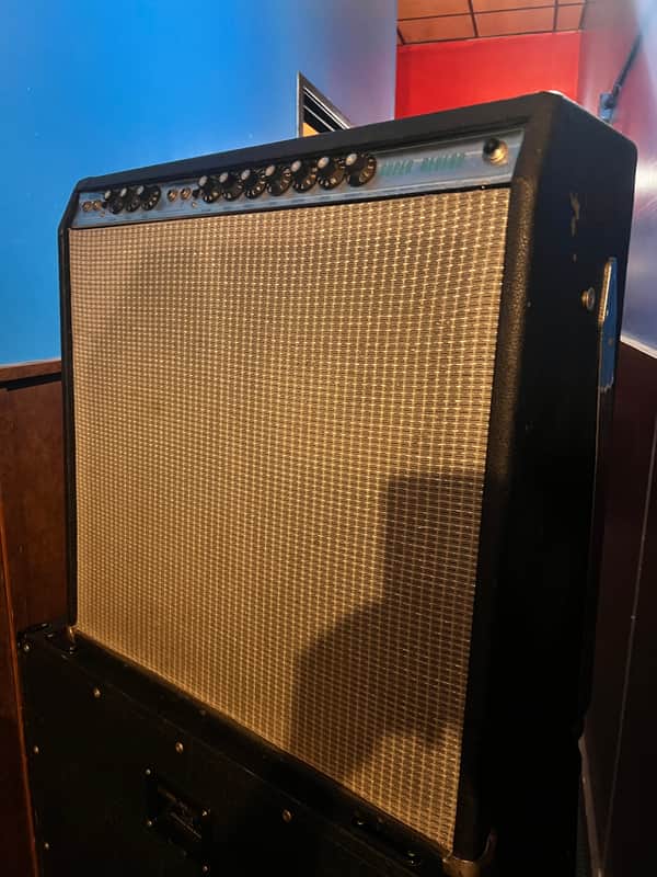 Fender Super Reverb 2-Channel 40-Watt 4x10" Guitar Combo 1968 - 1969 - Silverface image 1