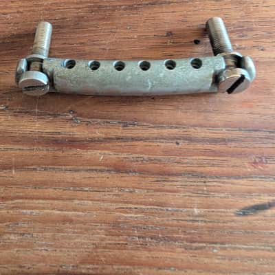 Gibson Nickel wrap around bridge w studs 1956 image 1