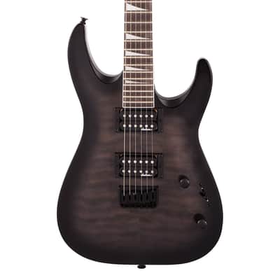 Jackson JS Series Dinky Arch Top JS32Q DKA HT - Transparent Black Burst image 1