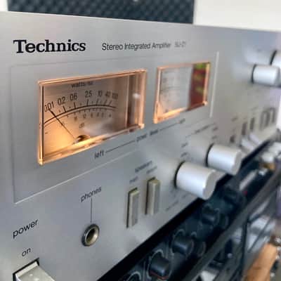 Vintage Technics SU-Z1 Stereo Amplifier - Silver | Reverb