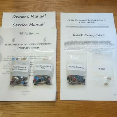 Kenwood KA-907 restoration kit filter capacitor repair rebuild fix image 1