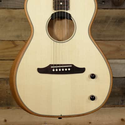 Fender Highway Series Parlor Acoustic/Electric Guitar Natural w/ Gigbag image 1