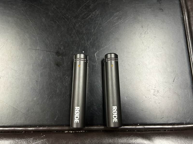 RODE M5 Small Diaphragm Cardioid Condenser Microphone Matched Stereo Pair 2015 - Present - Black image 1